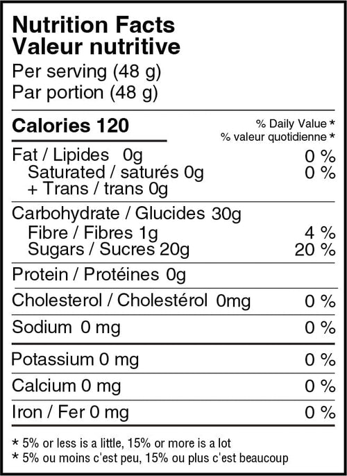 NUTRITION FACTS