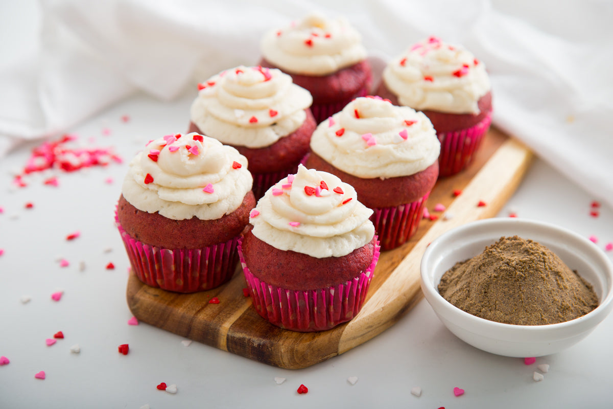 Recipe - Cricket Powder Red Velvet Cupcakes