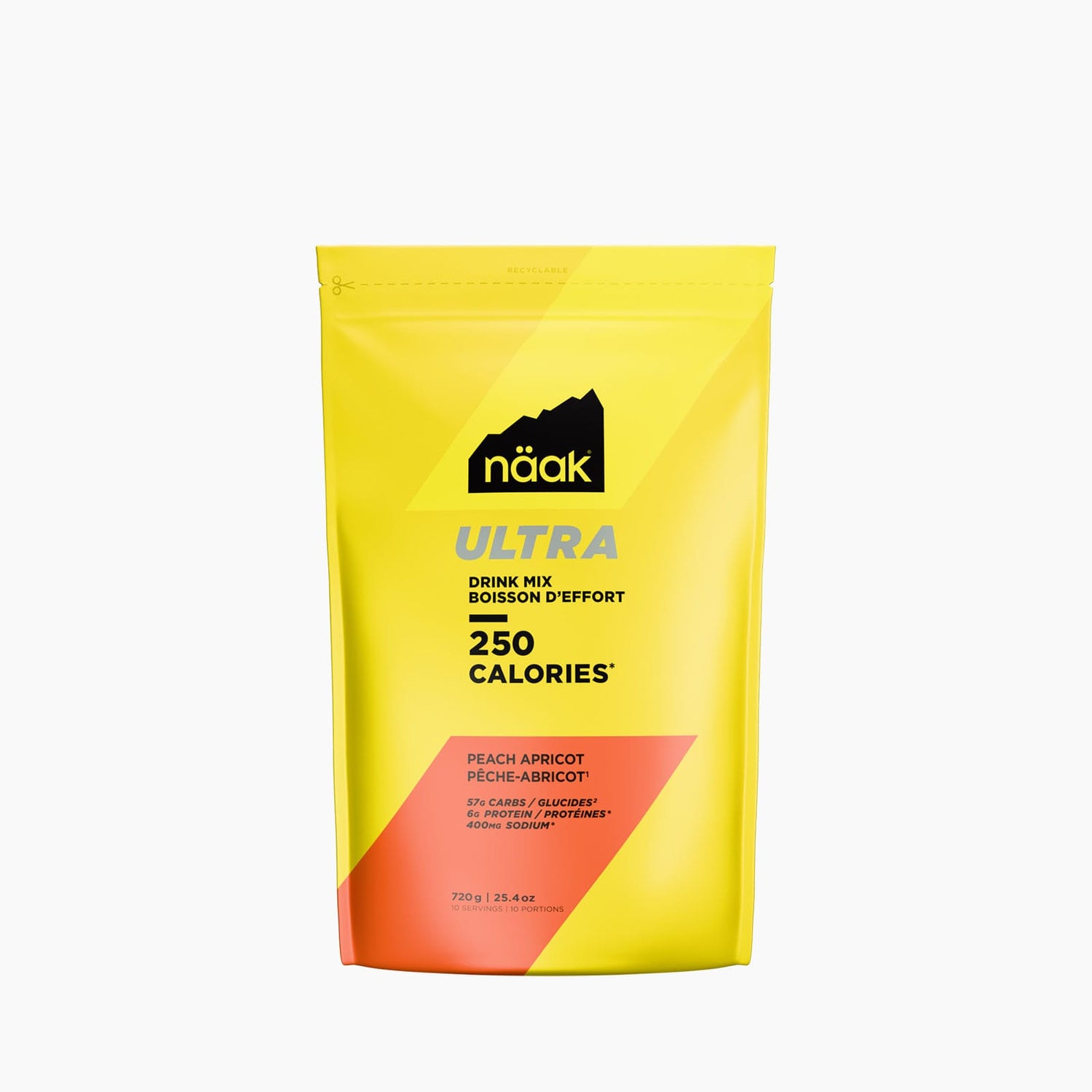 Boisson d'effort ULTRA™ 250 · Pêche Abricot · Sac 