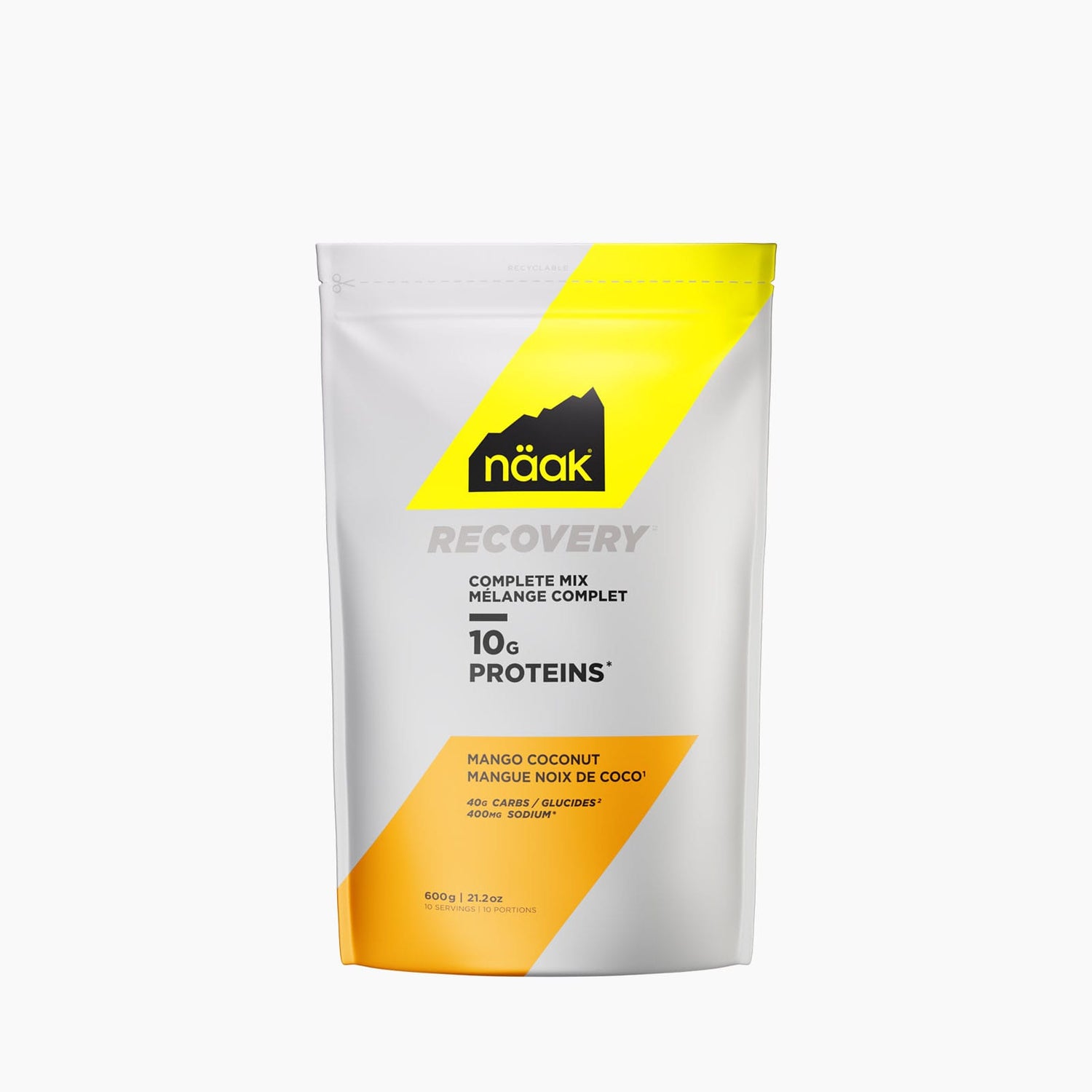 Mélange complet RECOVERY™ 10 · Mangue Noix de Coco · Sac