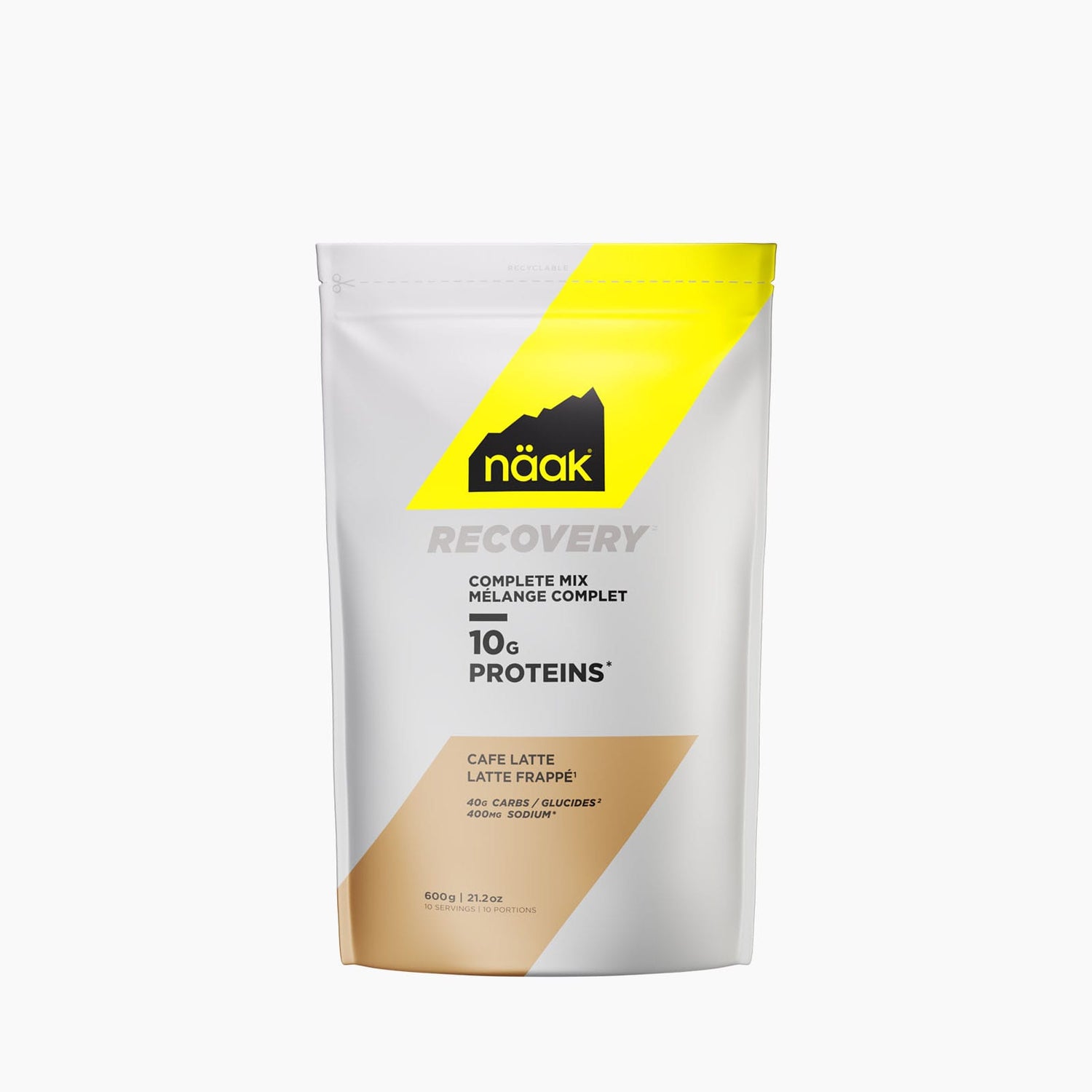 RECOVERY™ Complete Mix 10 · Latte Frappe · Bag