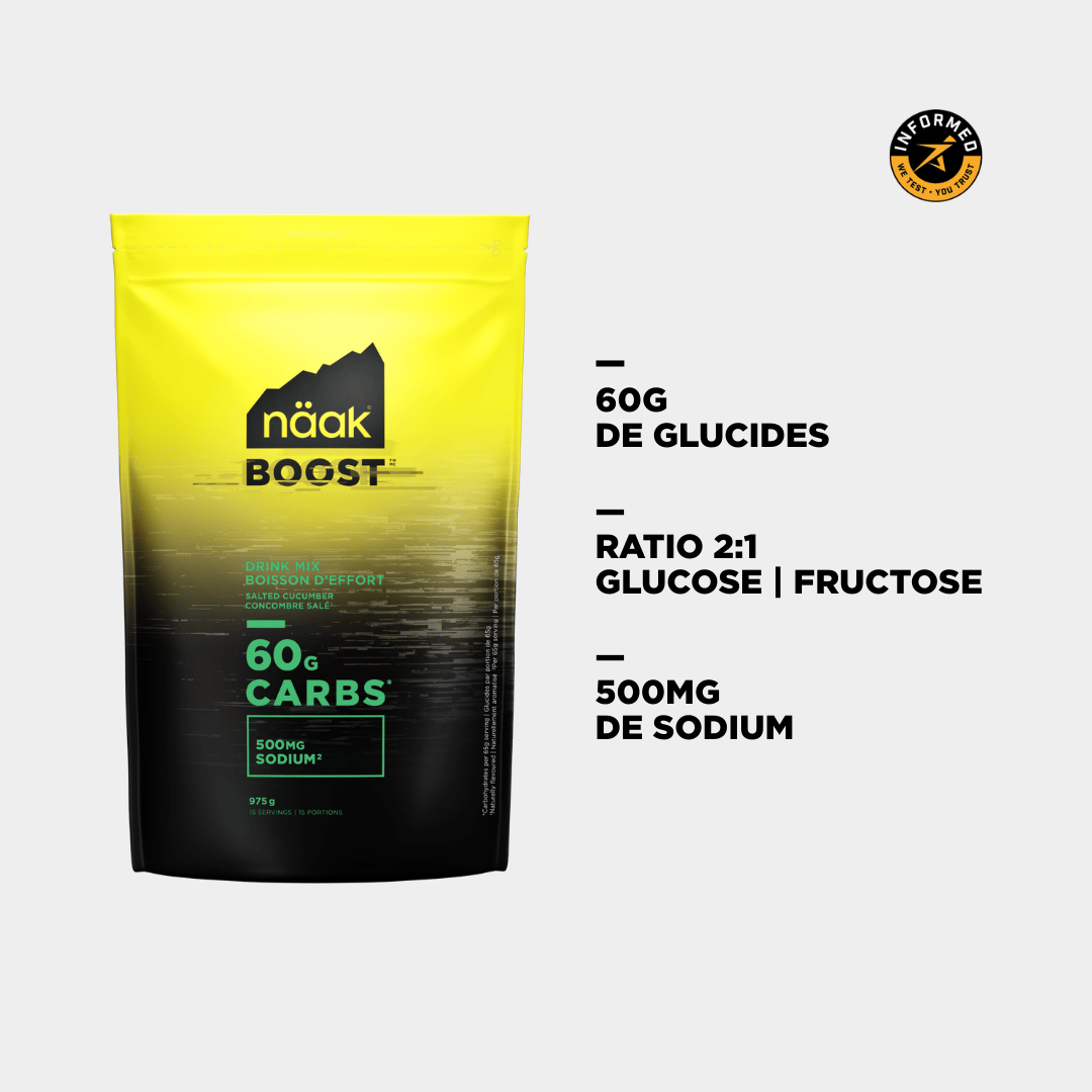 Boisson d'effort Boost™ — Concombre salé Sac