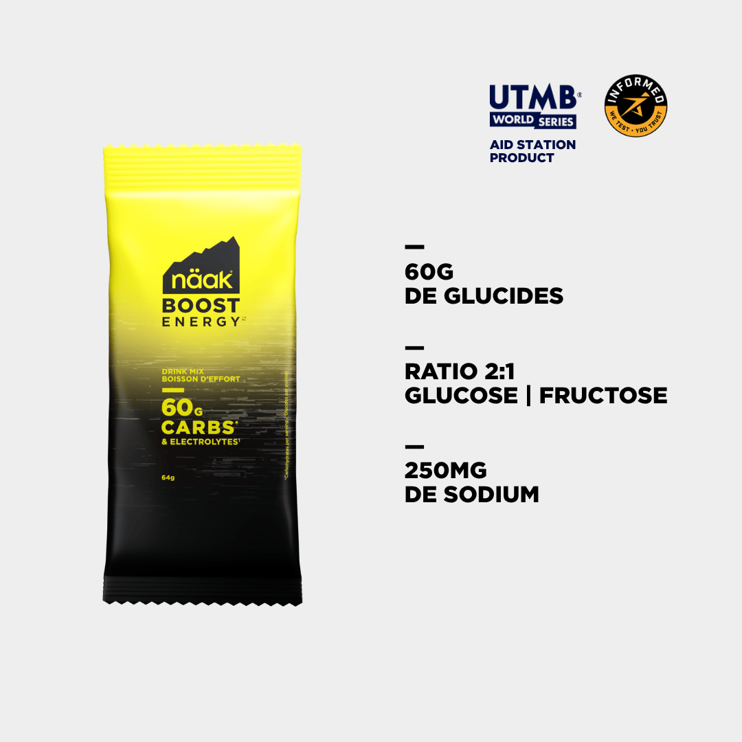 Boisson d'effort BOOST™ 60 | Neutre - Sachet