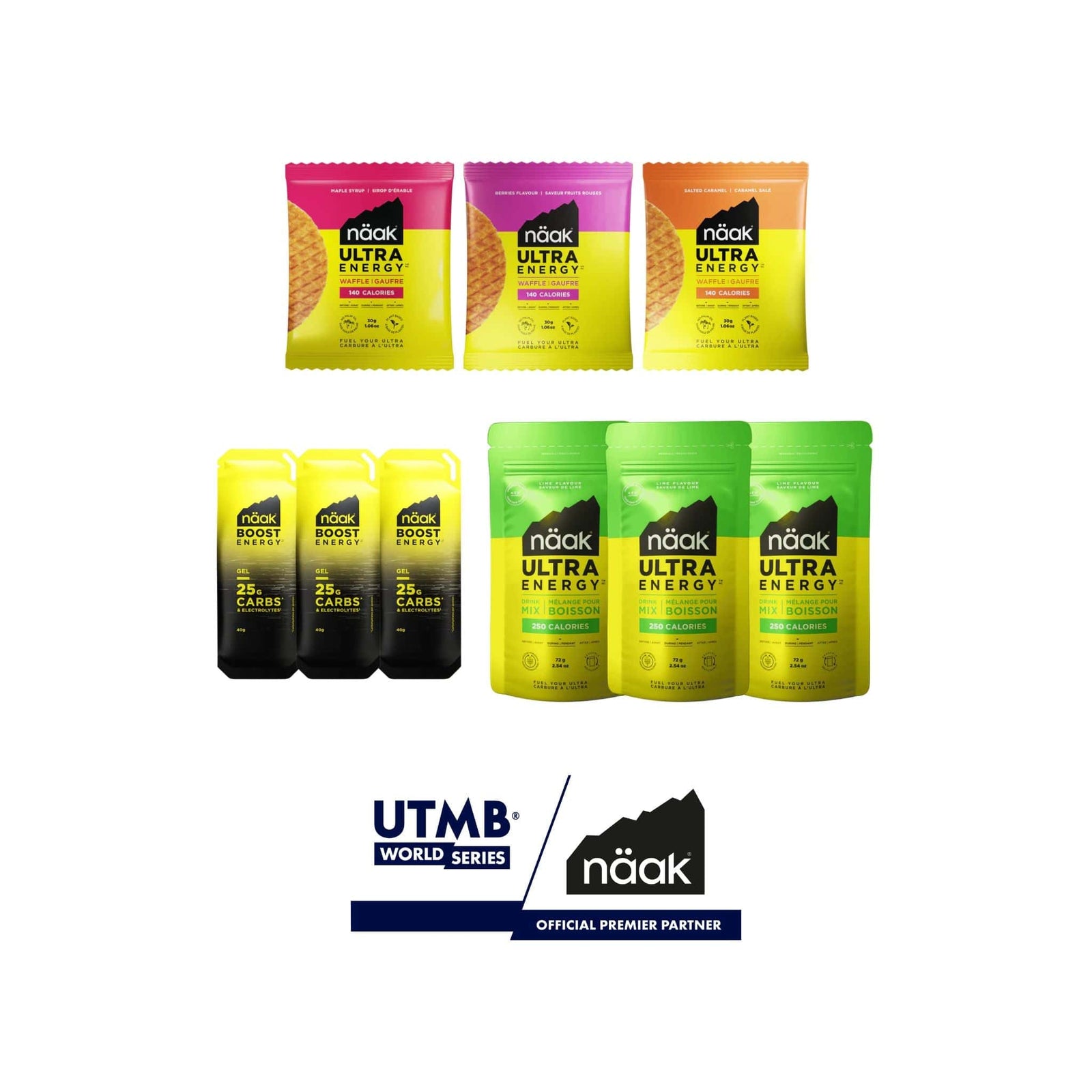 Näak Boost & Ultra Energy™ | UTMB Aid Station Pack