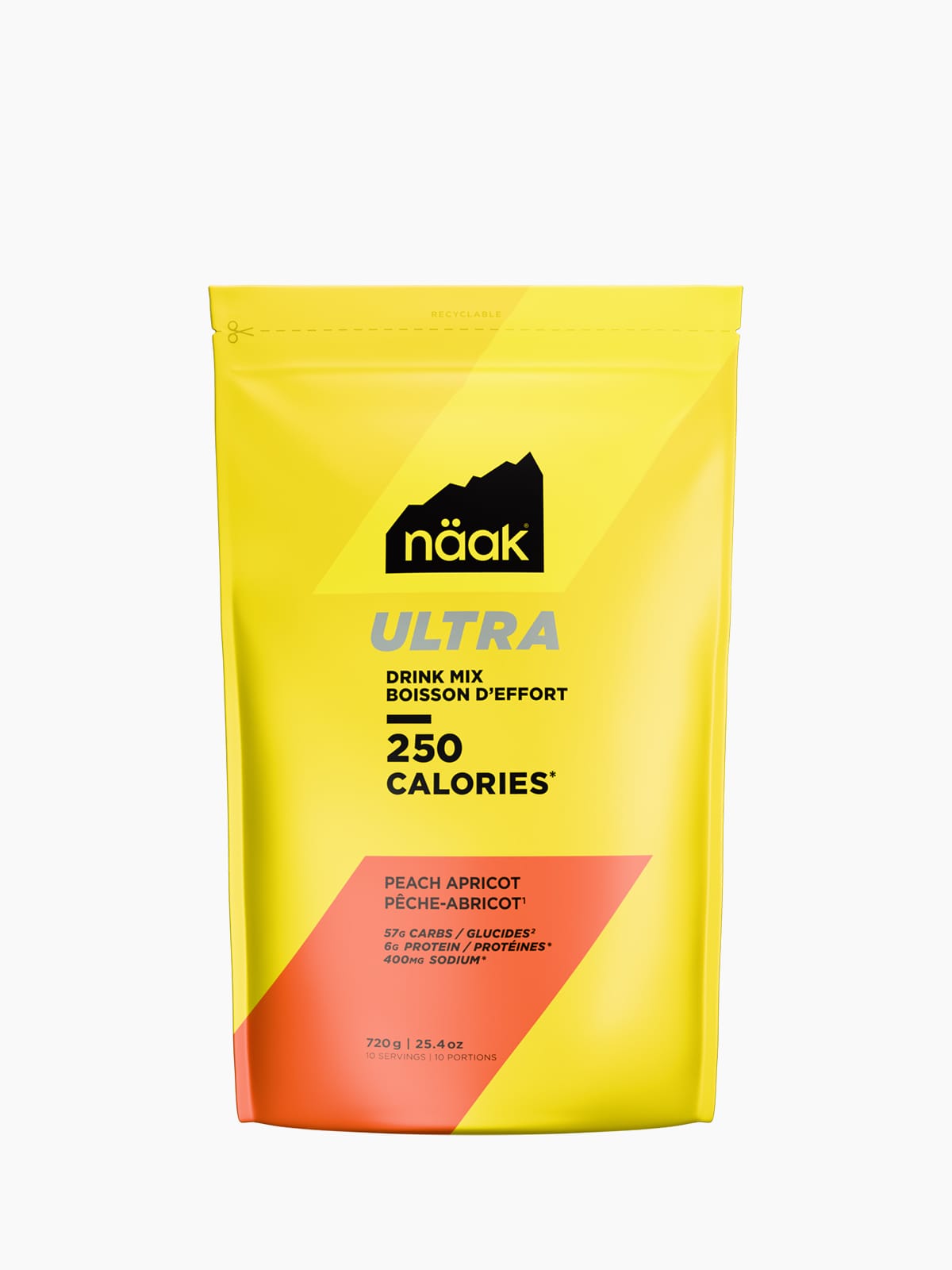 Boisson d'effort ULTRA™ | Pêche Abricot - Sac 720g