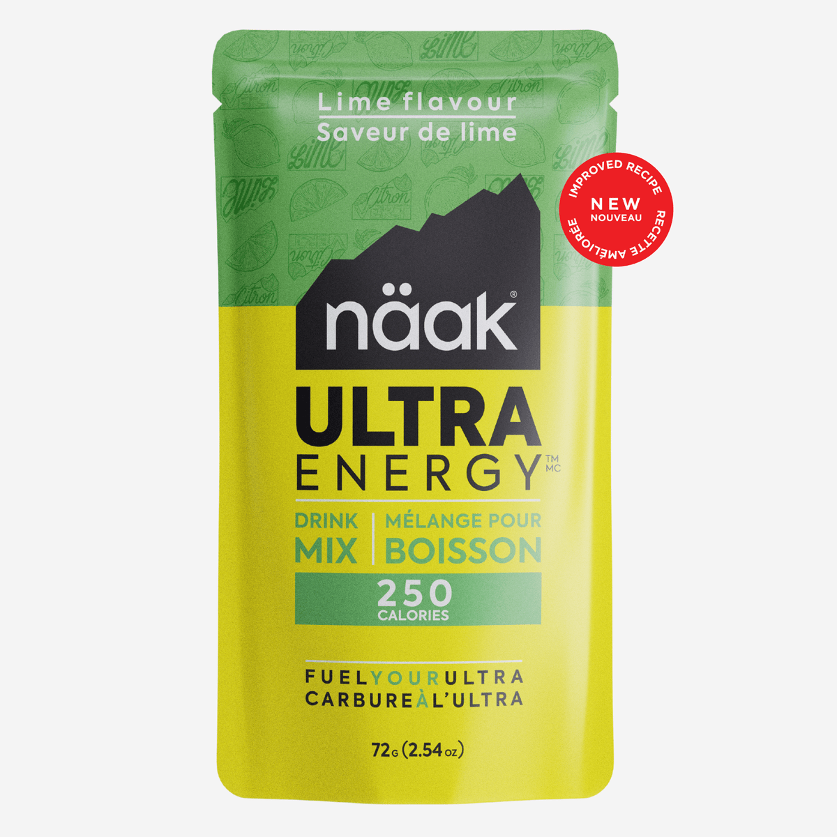 Näak Energy Drink Mix Energy Drink Mix | Lime 6 Serving packets - NEW !