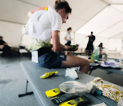 Your legs don't end your race.Your stomach does.